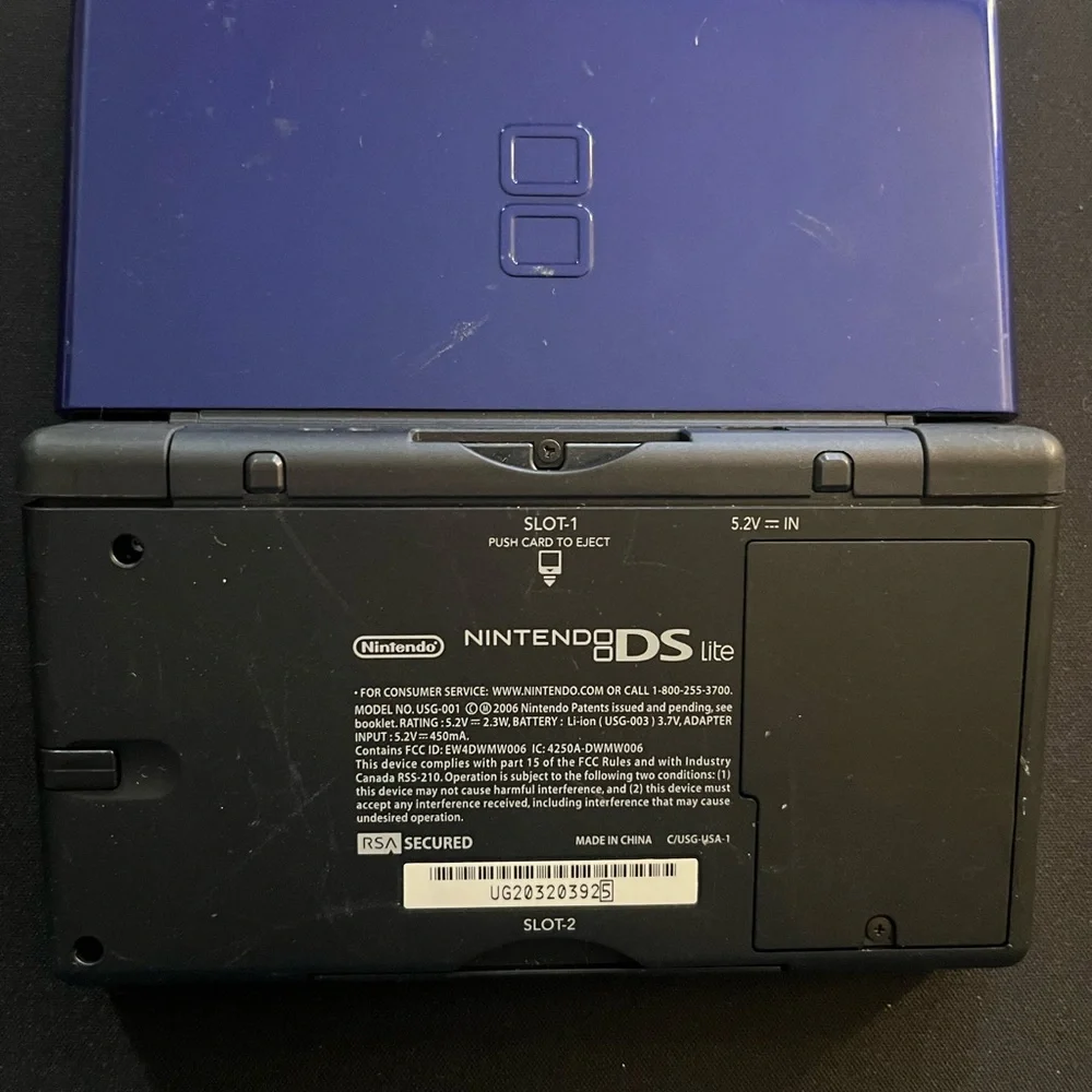 Nintendo DS Lite Handheld Console - Deep Blue